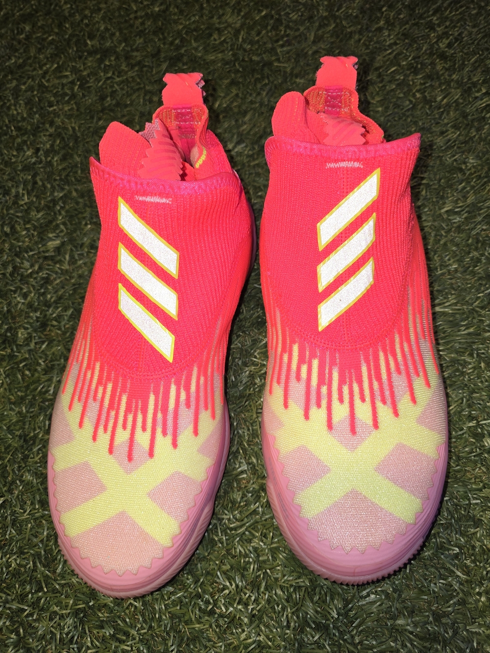 Men's adidas Basketball Shoes N3XT L3V3L Futurenatural H68992 Pink Size 7